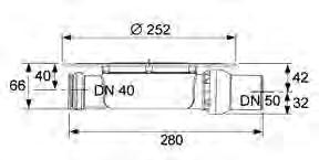 TECEdrainpoint S Odpływy, moduły TECEdrainpoint S - odpływ DN 50 super płaski z kołnierzem uniwersalnym Seal System* Odpływ podłogowy TECEdrainpoint S DN 50 poziomy super płaski z tworzywa sztucznego