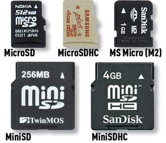 Karty SD Rozróżniamy różne rodzaje kart SD Występują różne pojemności kart SD Występują różne