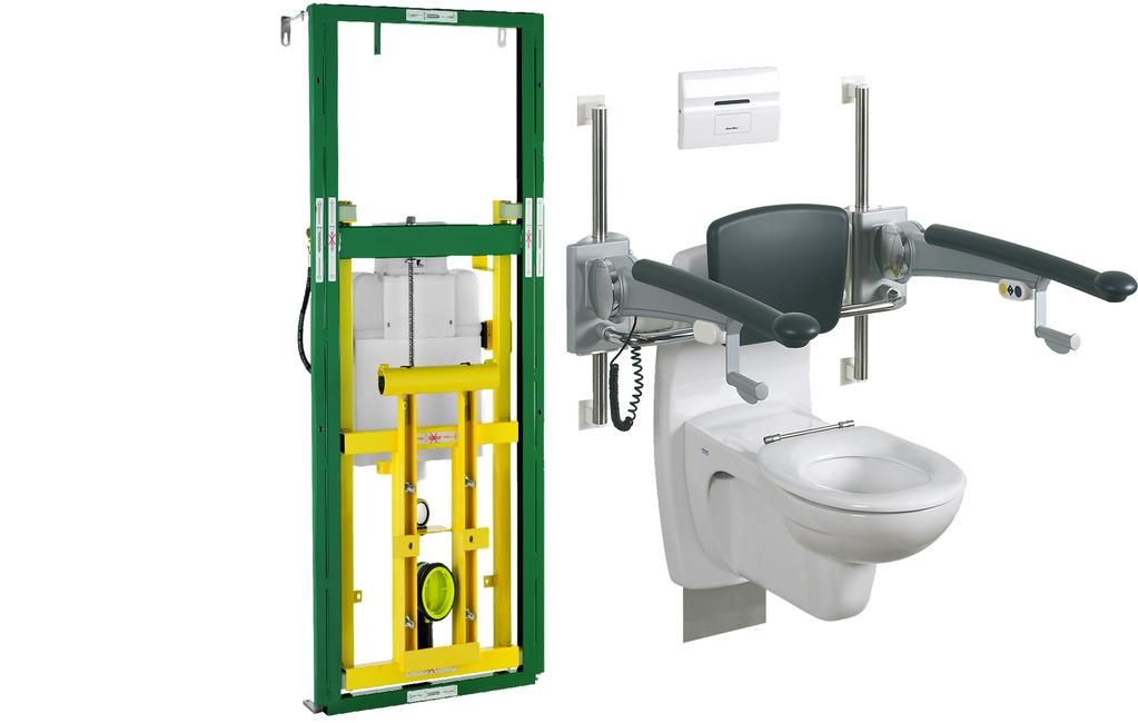 BIS Systemy sanitarne - stelaże podtynkowe R BIS Vario WC Barrier Free 30 250-320 mm 35 mm 690 mm 539 mm 1.295-1.