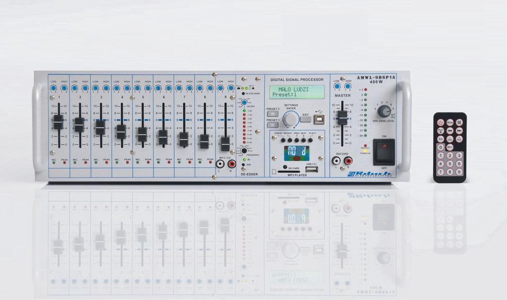 ELEKTROAKUSTYKA INSTRUKCJA OBS UGI AUTOMATYCZNYCH WZMACNIACZY TYPU: MWL-7DSP1