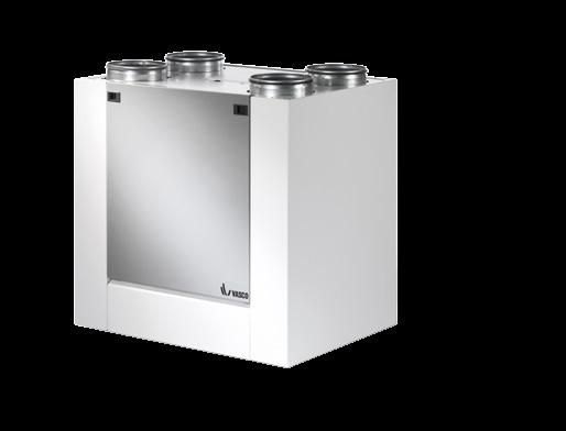VASCO SILENT VENTILATION system wymieniający powietrze w całym domu, z odzyskiem ciepła, zapewnia połączenie wysokiego komfortu i energooszczędności, ponieważ działa skutecznie i bardzo cicho,