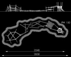Edelstahl-Kastenrutsche zjeżdżalnia ze stali nierdzewnej, w kształcie skrzynki 2 Hangelseile