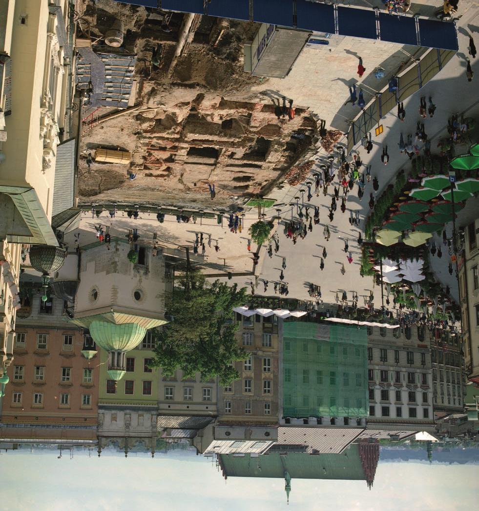 Figure 1: Main Market Square. The Great Scales building during the archaeological research 2005-2006; photo by. T. Kalarus, based on K.Schejbal-Dereń, A.