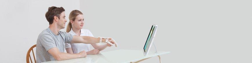RAPAEL INTELIGENTNA KONCEPCJA TERAPEUTYCZNA intensywna celowa powtarzalna terapia + indywidualny algorytm reedukacji funkcji ręki Interaktywny system terapii ręki RAPAEL został stworzony z myślą o