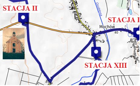 Etap II Idziemy poboczem drogi około 1,2 km i dochodzimy do Dzierżysławic. Po około 150 m za drugim domem we wsi skręcamy w drogę w prawo. Asfaltowa droga po około 150 m przechodzi w drogę polną.