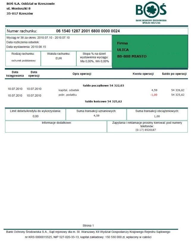 Instrukcja użytkownika systemu bankowości