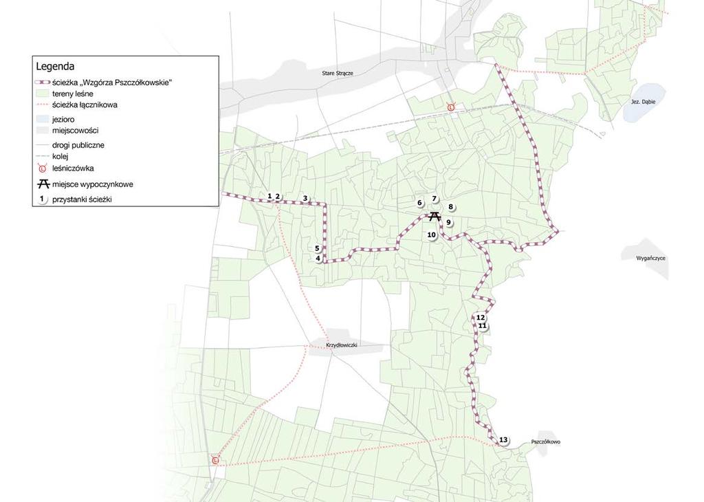 Przystanki 1 Wzgórze Szubieniczne. 2 Głaz Mietek. 3 Wzgórze Zamkowe. 4 Stara Winna Góra. 5 O położeniu geograficznym i historii Starego Strącza.