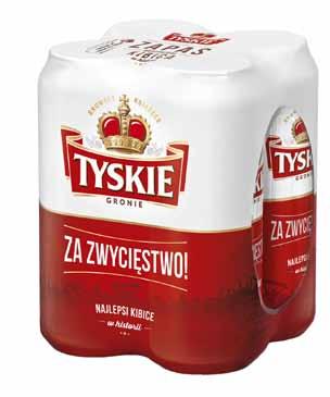 Tyskie Gronie Kompania Piwowarska 4 x 0,5 l 1 l - 4,50 Piwo Redds Kompania