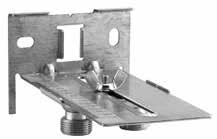 ścianach W skład zestawu wchodzą: 2 zestawy podkładek dystansowych, 2 dolne uchwyty dystansowe, 2 śruby 8 x 100 mm ZB0157 0001 1 sztuka 10,30 / sztuka b b b b b b b Uniwersalny szablon do montażu