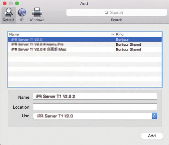 Środowisko Macintosh/Instalacja drukarki Instalacja sterownika drukarki na systemie Mac OS X KROK 8-14/17 8. Kliknij przycisk [Install].