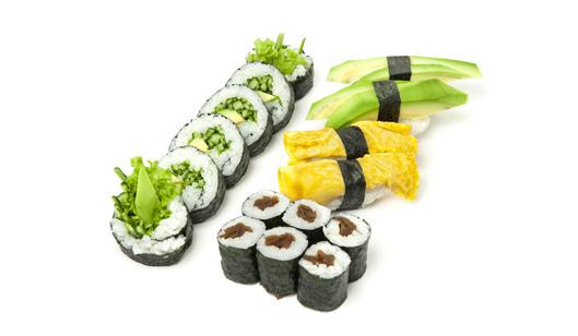 philadelphia maki łosoś 6 szt. futomaki z pieczoną krewetką 6 szt. Zestaw 6, 22 szt.