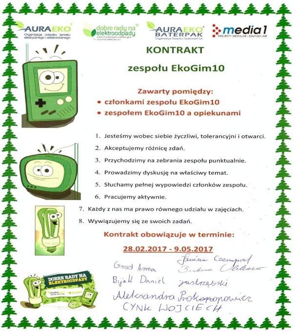 Poznaliśmy cele, zasady udziału, regulamin, zadania do wykonania, punktację i terminarz konkursu.