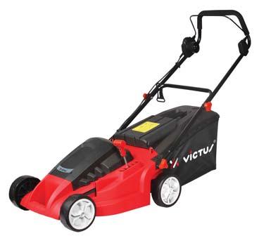 silnik indukcyjny 1000 W Szerokość cięcia 38 cm Szerokość cięcia 32 cm Wysokość cięcia 5 wysokości; 20-65 mm