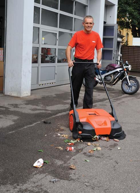 Większość komponentów powstaje w miejscu montażu. Zamiatarki HAAGA powstają na bazie opatentowanego systemu zamiatania.