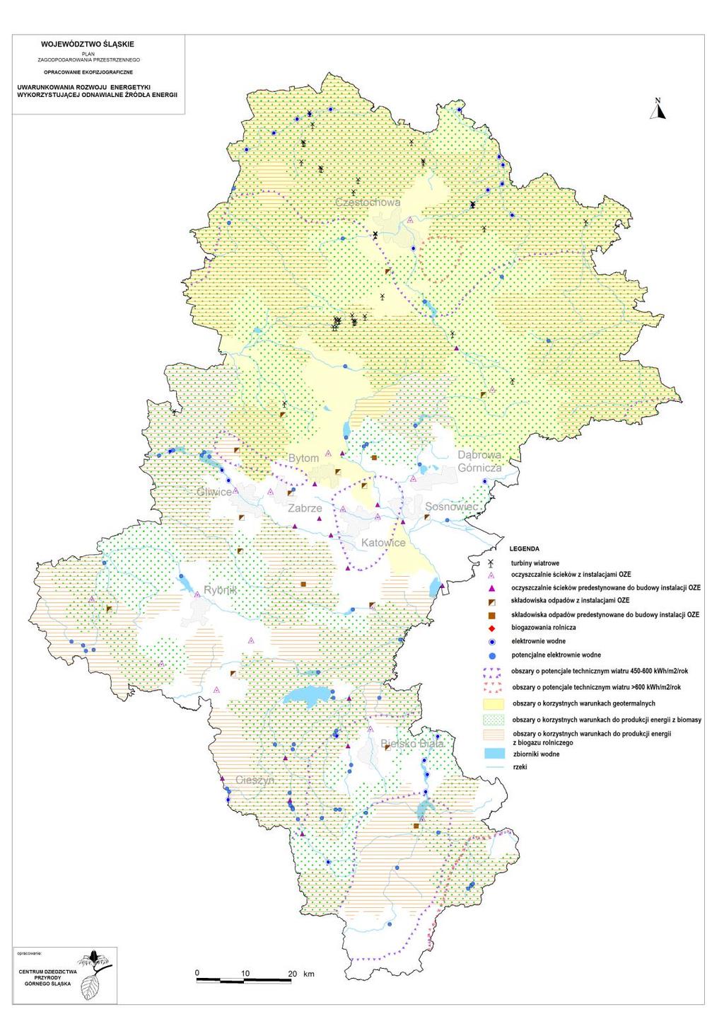 Mapa 21. Odnawialne źródła energii.