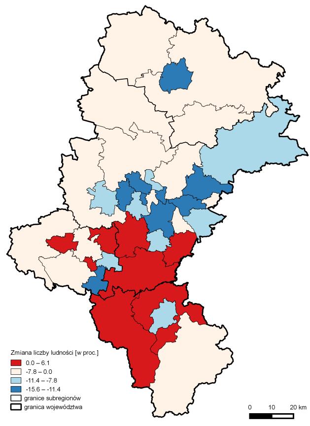 wzrost skali imigracji (jednak na utrzymującym się stosunkowo niskim poziomie); rosnąca mobilność przestrzenna ludności; poprawianie się standardu życia; rosnąca świadomość i dbałość o stan zdrowia;