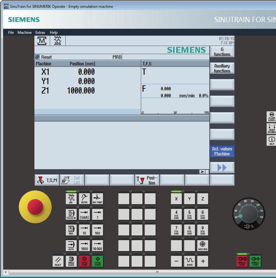 SinuTrain for SINUMERIK Operate 4.
