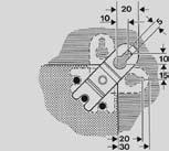 - Puszki odgałęźne wyposażenie dodatkowe do puszek odgałęźnych do 70 mm² Mi AL 4 uchwyty zewnętrzne dla puszek odgałęźnych 70-240 mm 2 do zewnętrznego mocowania skrzynek zestaw składa się z 4