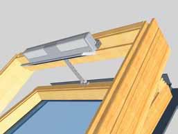 Przykład zastosowania: Napędy łańcuchowe VCD Parametry: napęd łańcuchowy umożliwiający sterowanie oknami dachowymi, między innymi: Roto, Velux, Fakro, Okpol, jak również oknami w ścianach pionowych,