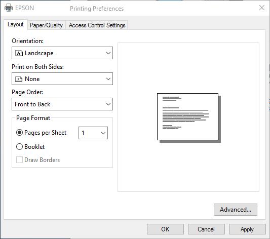 Drukowanie Drukowanie nagłówka i stopki (wyłącznie w systemie Windows) W nagłówkach i stopkach można drukować informacje takie jak nazwa użytkownika czy data wydruku.