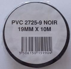 PVC FA 519 (PVC 2725-9 NOIR 19 mm