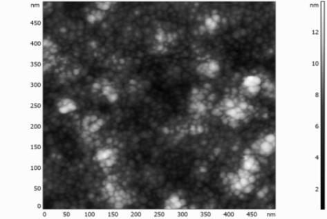 Próba modyfikacji własności warstw otrzymywanych w procesie sputteringu... 201 Rys. 5. Próbka referencyjna 190414-10 Fig. 6. reference sample 190414-10 Rys. 6. Próbka 190414 4 Fig.