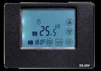 95 Bezprzewodowy tygodniowy regulator temperatury z ekranem dotykowym natynkowy Wireless weekly temperature controller with touch screen overplaster Urządzenie przeznaczone jest do sterowania