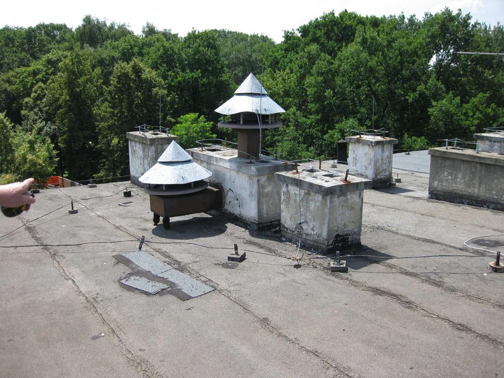 Ogólny widok pokrycia dachu.