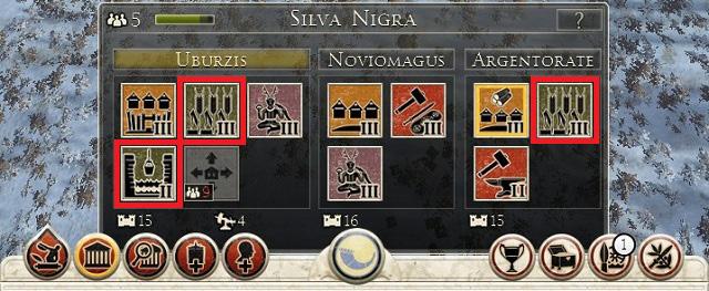 Porady ogólne R o z b u d o w a p r o w i n c j i : g o s p o d a r k a Rozbudowa w Rome II: Cezar w Galii nie różni się zasadniczo od tej, którą napotkamy w podstawowej wersji gry.