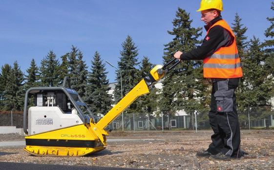 Zagęszczarki Wacker Neuson dzięki częstotliwości 69 Hz przeznaczone są do długotrwałego zagęszczania warstwy przeciwmrozowej i nośnej przy budowie