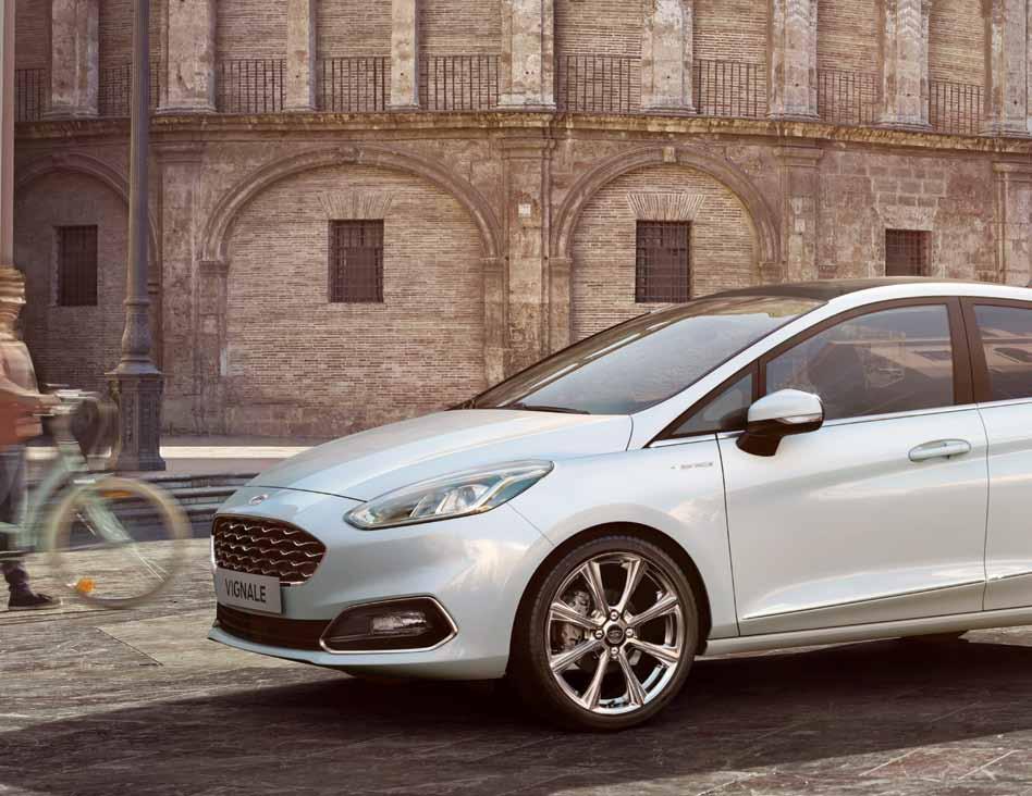 Fiesta Vignale. Luksus w nowoczesnej odsłonie Luksusowa linia Ford Vignale gwarantuje wyjątkowe doświadczenia związane z posiadaniem samochodu.