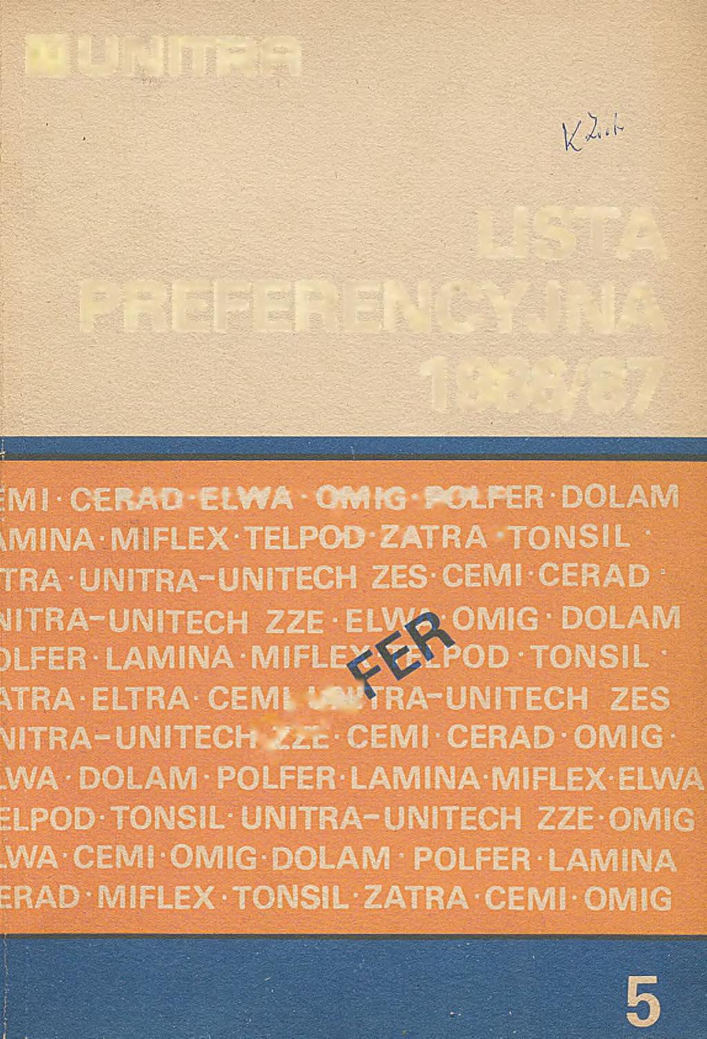 ÜUNITRR LISTA