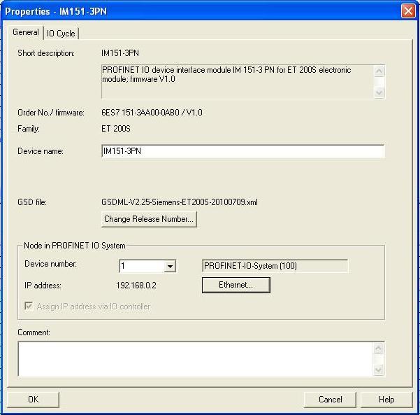 16. Nadanie nazwy urz dzenia(device name) i adresu IP(IP adress) modu u ET200S.