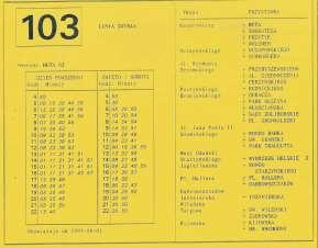 1992-1999 Ujednolicenie oznaczenia linii, pojawiły