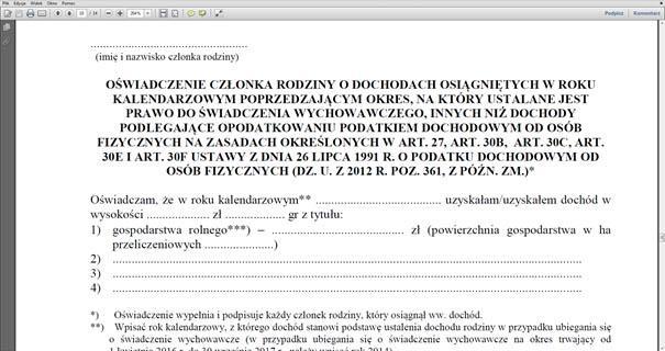 Załącznik 3: Jeśli rozliczamy się na podstawie przepisów o zryczałtowanym podatku