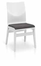 szary, stalowy krzesło SELLENE 90 41 48 43