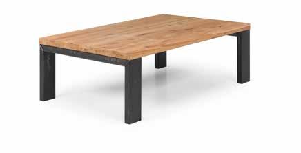 NEW!!! stół MAURO Blat stołu wykonany z litego dębu, pokryty naturalnym olejowoskiem, nogi ze stali