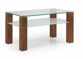 naturalnej dębowej stolik DUO CLEAR Kolorystyka stolików wg.