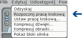 Ma on dwa kostiumy, które odnajdziesz w zakładce. 3 Kliknij ponownie zakładkę. 4 Umieść klocki w oknie Skrypty, jak na rysunku 8.23. Kolory podpowiedzą Ci, jaki typ danych wprowadzasz.