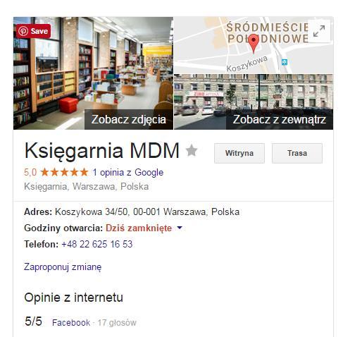 1. Google My Business Moja