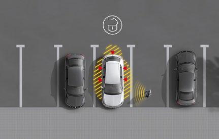 zapięciu paów bezpieczeńtwa dla drugiego rzędu iedzeń 637 Poduzki powietrzne w Leonie Alarm z funkcją SAFE 1322 4 lata Ochrony Gwarancyjnej SEAT KOMFORT Automatyczna klimatyzacja dwutrefowa