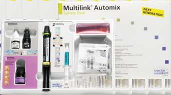 50. Mul link Automix System ack 51. Mul link Automix strzykawka 9g Mul link Automix w wybranym odcieniu, Mul link rimer AB, 2 x 3g, butelka 5g Monobond lus, Liquid Strip 2.
