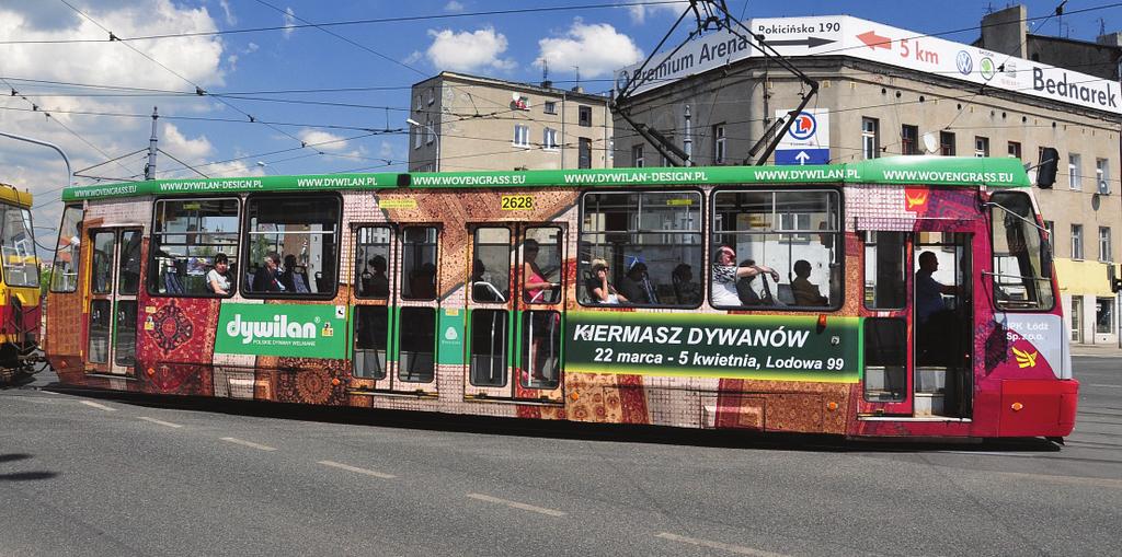 EKSPOZYCJA NA POJAZDACH: TRAMWAJE WAGON TYPU 805Na WAGON TYPU CITYRUNNER Cały