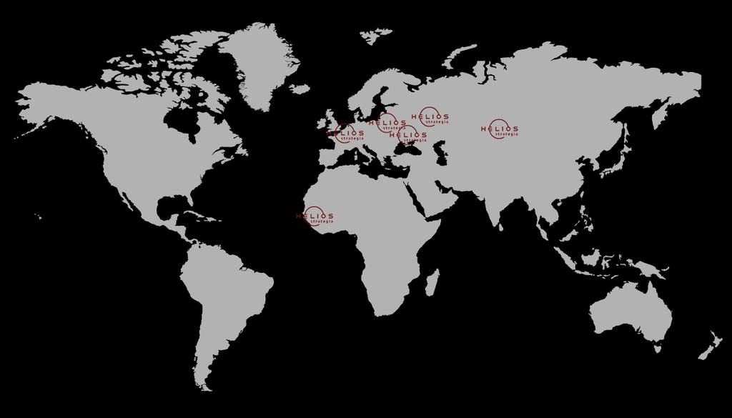 Helios Strategia 22 Bliżej do Ciebie Firma jest obecna na arenie międzynarodowej poprzez przedstawicielstwa w