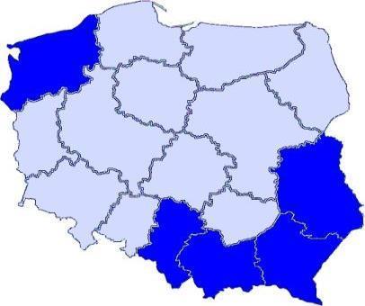 Lokalizacje strefowe Międzyrzec Podlaski Radzyń Podlaski Lubartów Lublin Szczecin Rejowiec Fabryczny Chełm Krasnystaw Kraśnik Zamość Leżajsk Częstochowa Mielec Trzebownisko Lubaczów Jarosław Ostrów