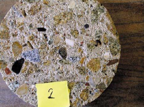 Tabela 6. Analiza składu kruszywa na powierzchni próbek betonu, [4] in order to improve moisture conditions in the process of concrete setting and hardening, [4].