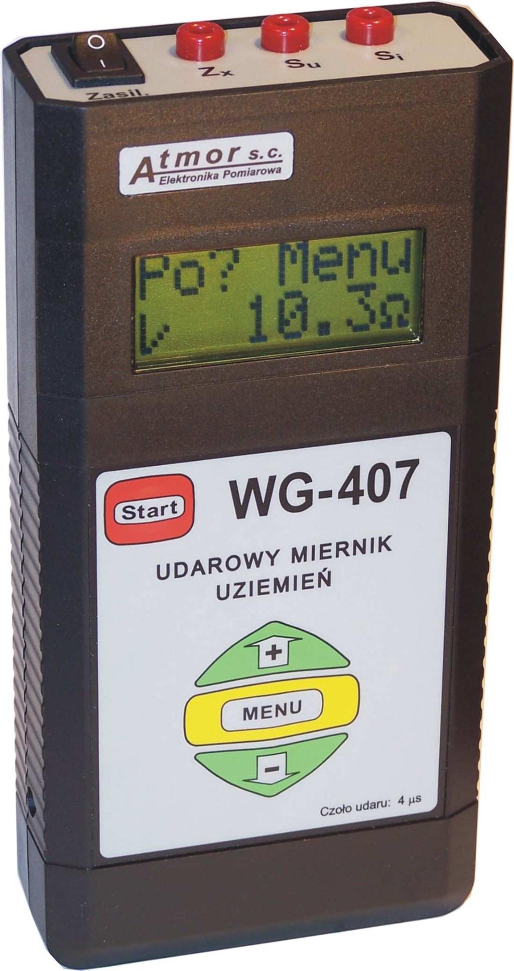 - 119 - odczytu i kasowania. Zasilanie miernika odbywa się z akumulatorów Cd-Ni 4,8 V o pojemności 1 Ah, które wystarczają do wykonania ponad pomiarów. Miernik waŝy,4 kg przy wymiarach: 195xx4 mm.