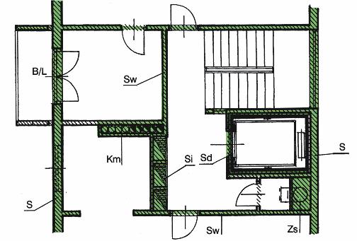 2.1.5. POWIERZCHNIA KONSTRUKCJI 5.1.6.1. Powierzchnia konstrukcji jest czêœci¹ powierzchni ca³kowitej kondygnacji (na rzucie poziomym na poziomie pod³ogi) i jest to powierzchnia utworzona przez elementy zamykaj¹ce (np.