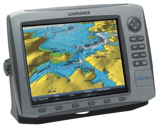 Plotery map z GPS High Definition System Nagradzana jasność nawigacyjnego wyświetlacza, forma i funkcje.