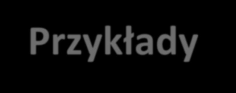 Przykłady zagospodarowania terenów